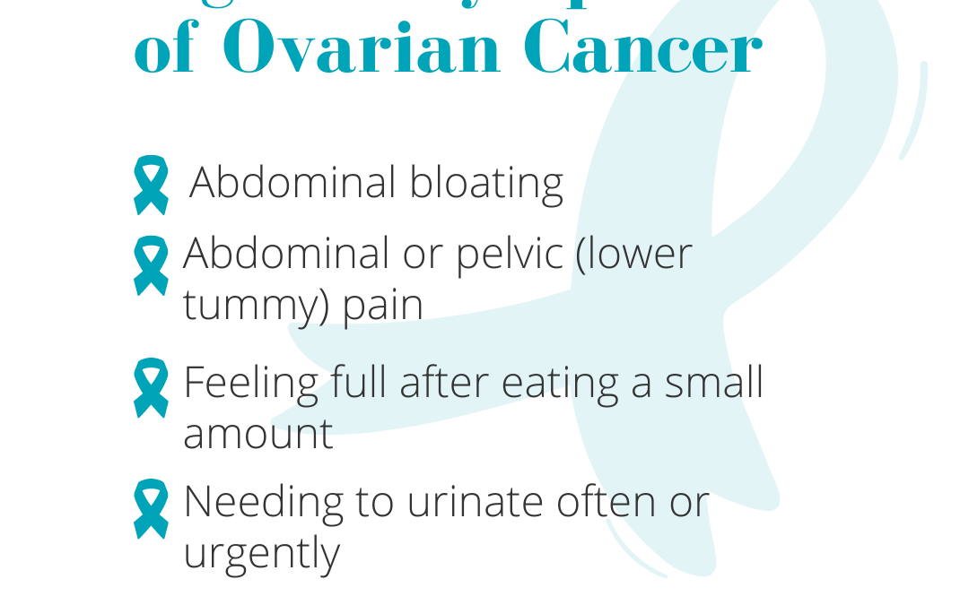 The signs and symptoms of Ovarian Cancer